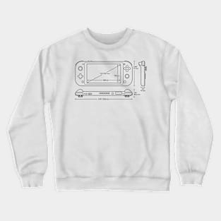 Retro Handheld Dimensions Crewneck Sweatshirt